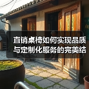 直销桌椅如何实现品质与定制化服务的完美结合？（图4）