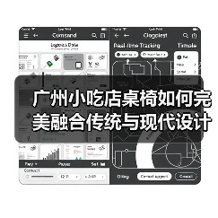 广州小吃店桌椅如何完美融合传统与现代设计，开启高质生活？（图3）