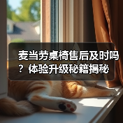 麦当劳桌椅售后及时吗？体验升级秘籍揭秘（图1）