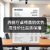 西餐厅桌椅直销优势，高性价比品质保障（图2）