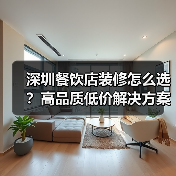 深圳餐饮店装修怎么选？高品质低价解决方案（图3）