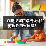 炸鸡汉堡店桌椅设计如何提升用餐体验?(图1) 炸鸡汉堡店桌椅设计如何提升用餐体验?(图1)