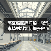 高密度回弹海绵：餐饮桌椅材料如何提升舒适与耐用？（图2）