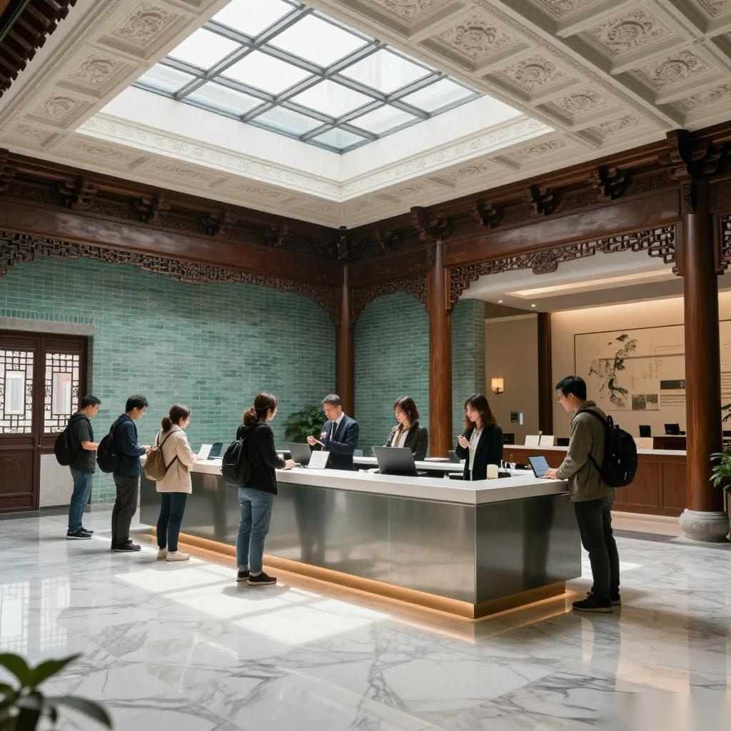 嘉定博物馆服务台定制内幕，5大关键细节决定游客第一印象