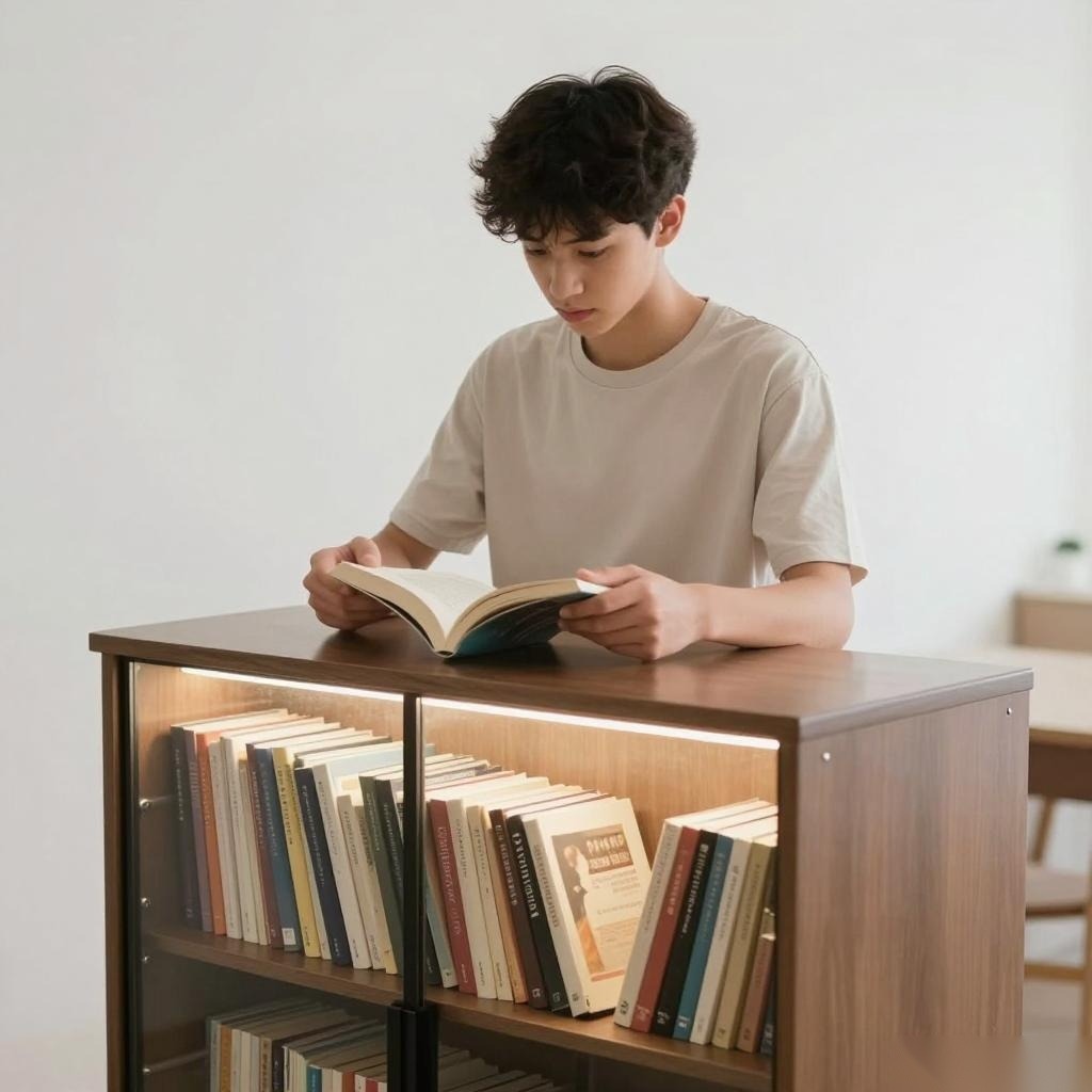 宜兴青少年阅读中心竟然这样设计吧台柜，原来藏着这么多小心思