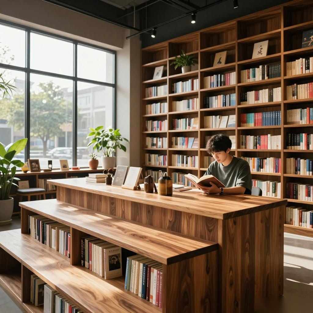 上海这家书店竟然用实木打造了会移动的书台，背后藏着什么秘密？