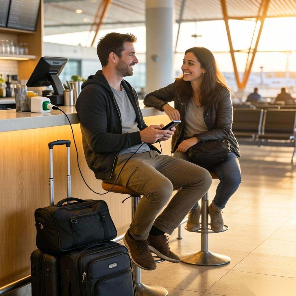 机场等候区吧台暗藏玄机，3个设计秘密让旅客惊叹不已