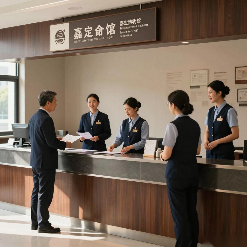 嘉定博物馆服务台定制内幕，5个细节决定游客第一印象