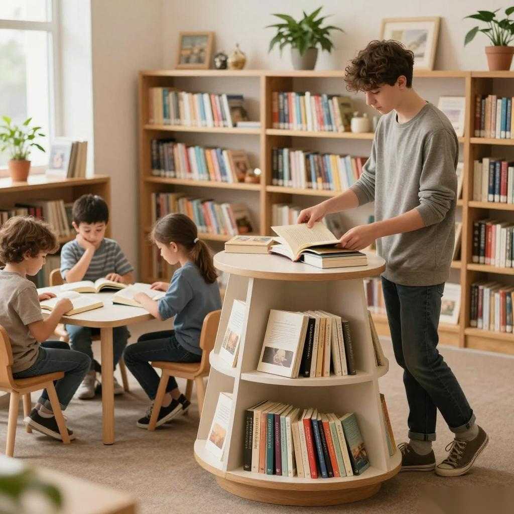 宜兴阅读中心一角，这个三角形柜子竟然藏着这么多秘密