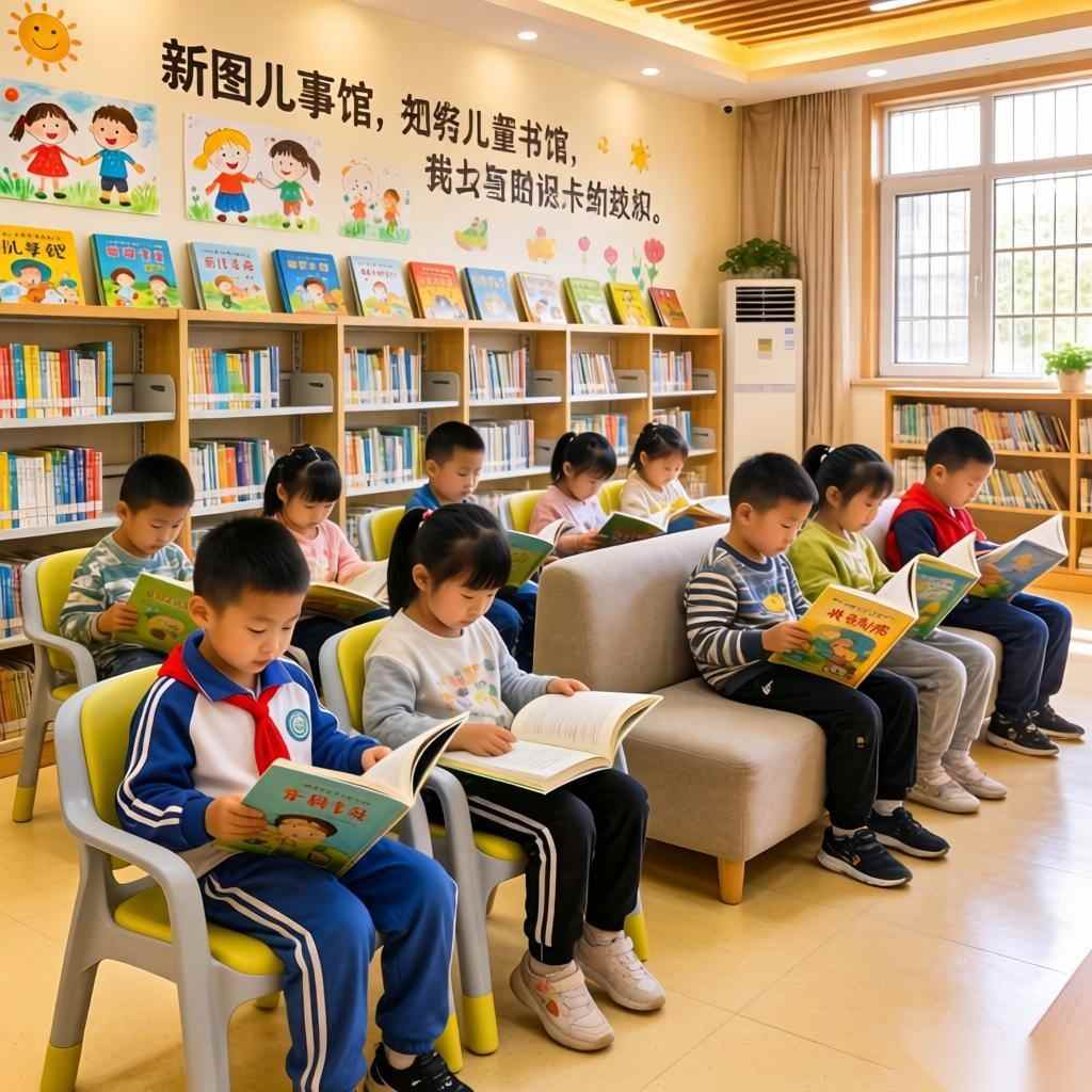 顾村镇儿童图书馆椅子暗藏玄机，3种专属材质让孩子爱上阅读