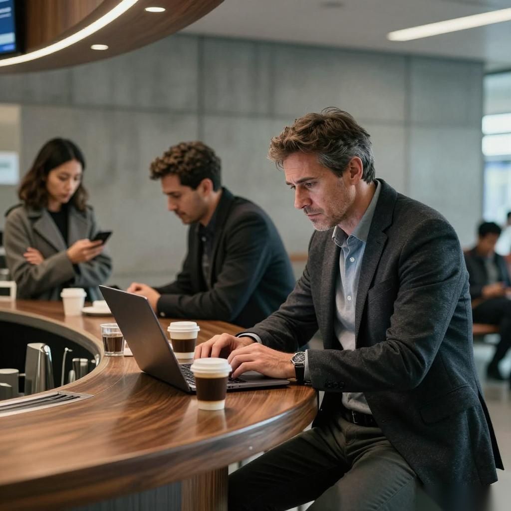 机场等候区竟藏多功能吧台，3个设计秘密让旅客不想离开