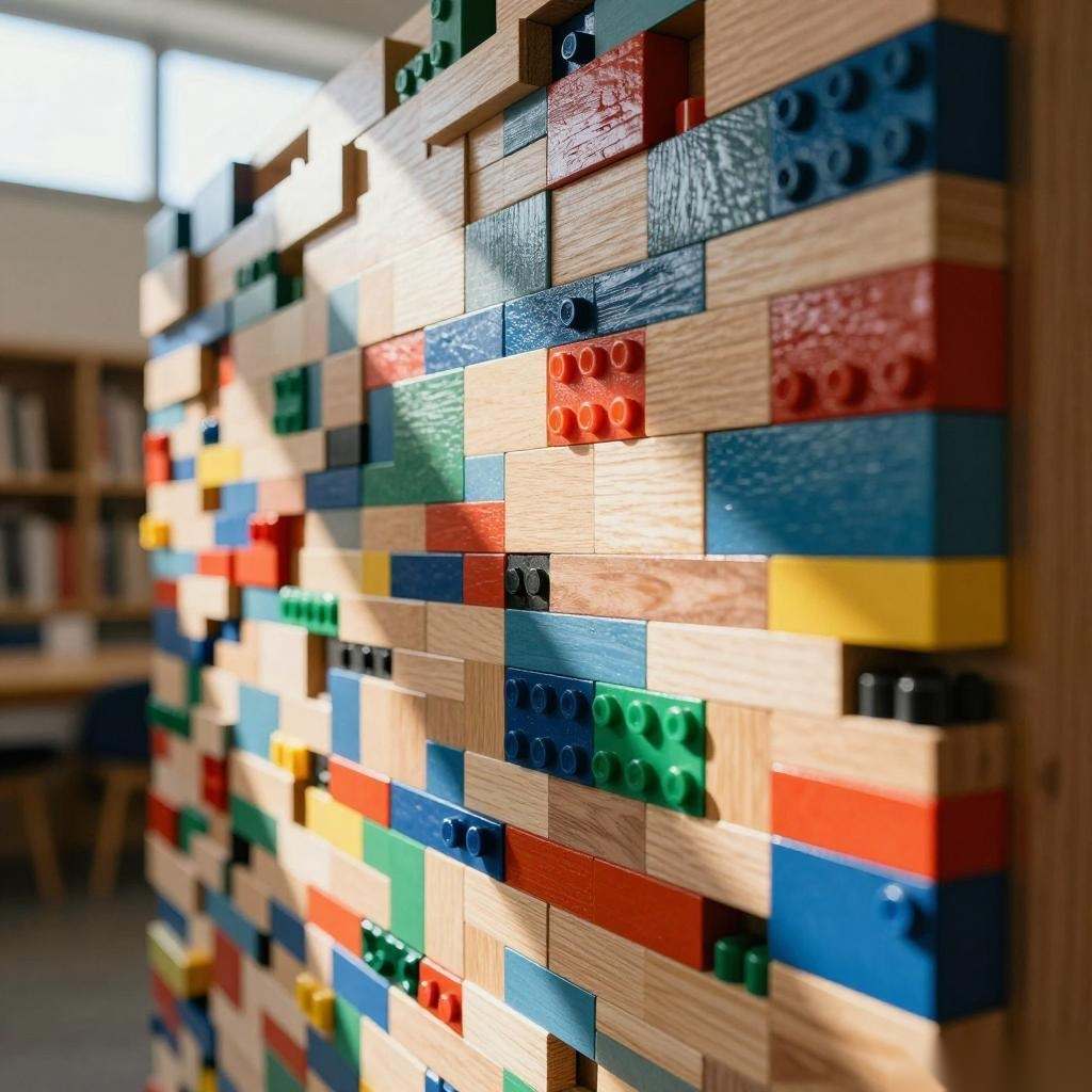 杨浦区阅读空间竟然这样玩积木，90%的家长都没想到