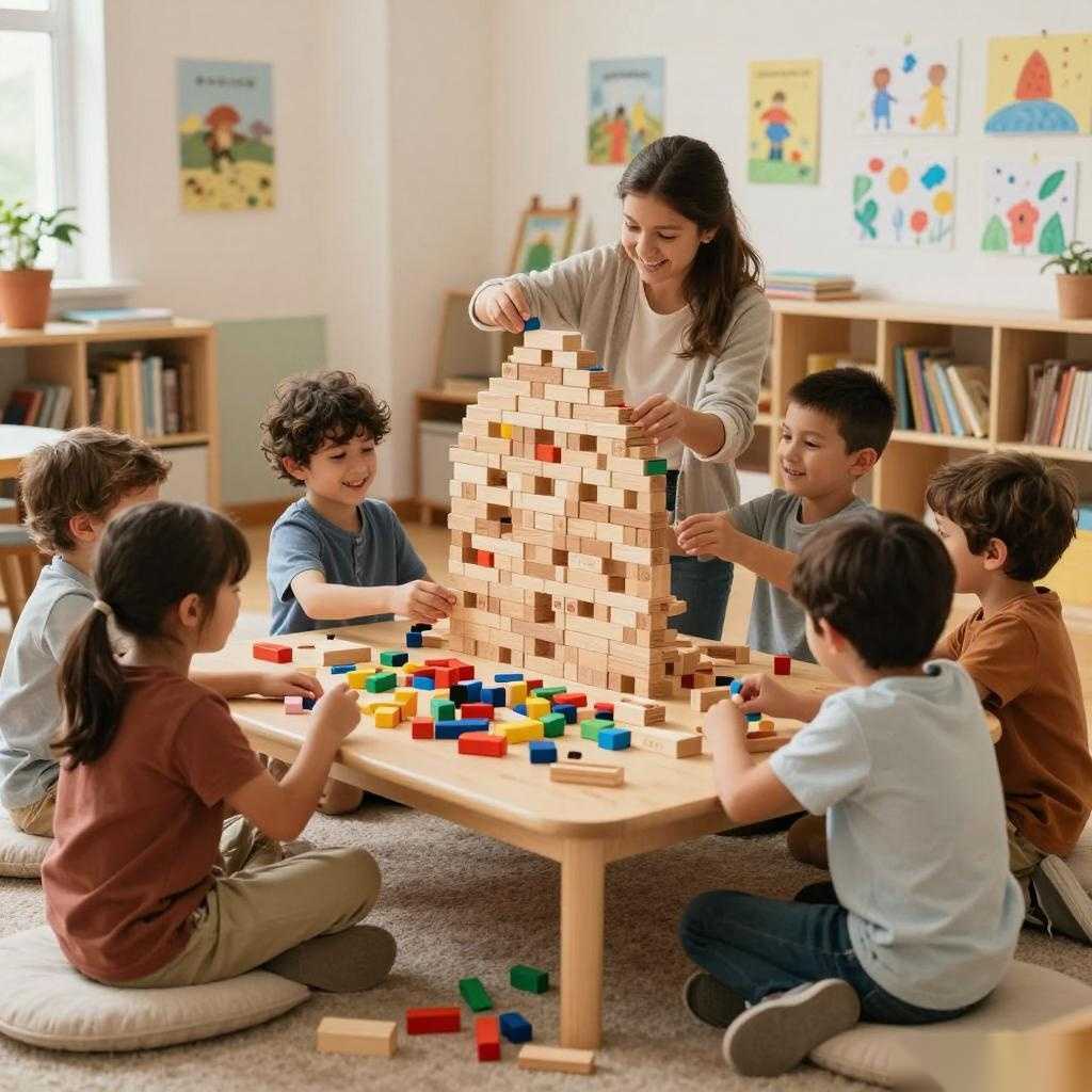 杨浦区阅读空间竟然这样玩积木，90%的家长都没想到