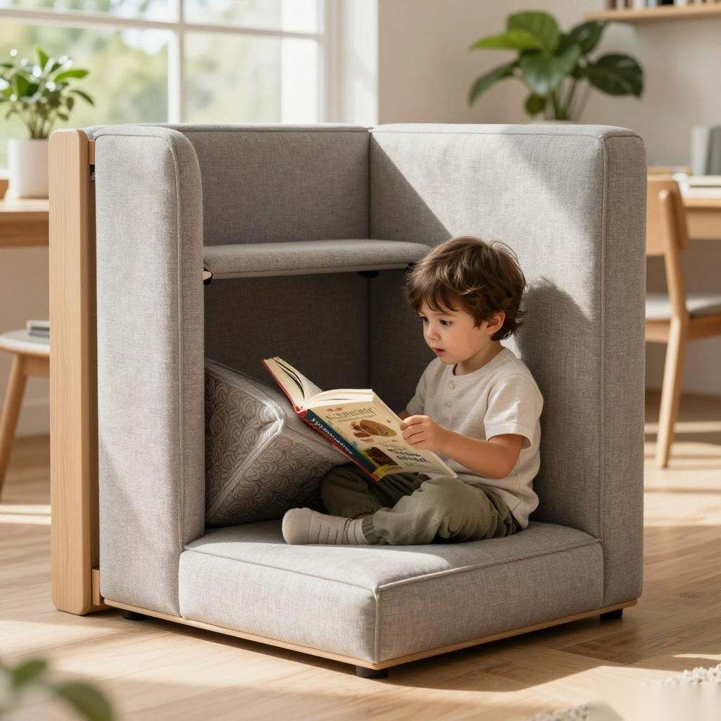 公园阅读角软包暗藏玄机,3个设计秘密让孩子爱上阅读(图1) 公园阅读角软包暗藏玄机,3个设计秘密让孩子爱上阅读