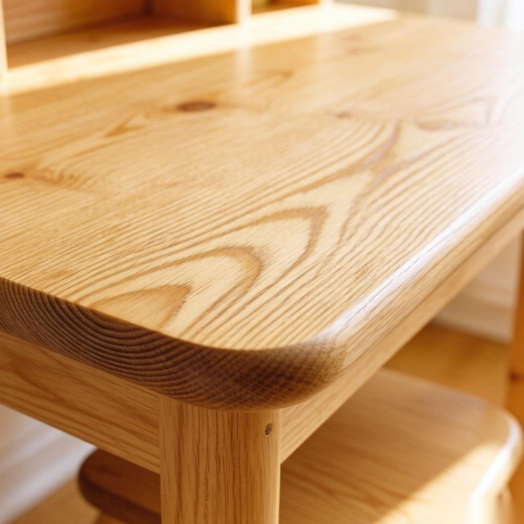 儿童书房新选择：周家桥街道实木书桌定制